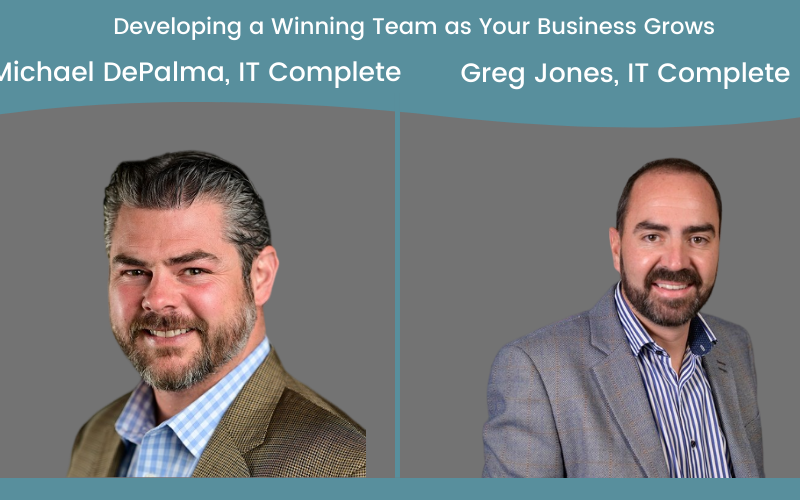 Developing a Winning Team as Your Business Grows